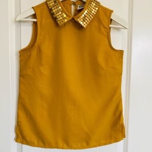 sleeveless cute summer top
